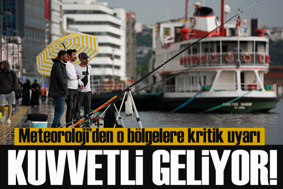 Kuvvetli yağmur geliyor! Sıcak havaya aldanmayın