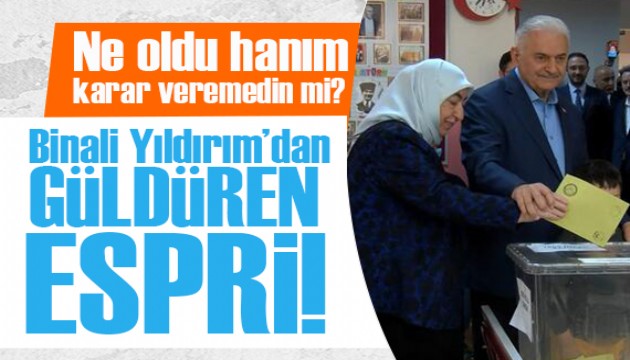 Binali Yıldırım'dan kabinden geç çıkan eşi Semiha Yıldırım'a karar veremedin mi esprisi!