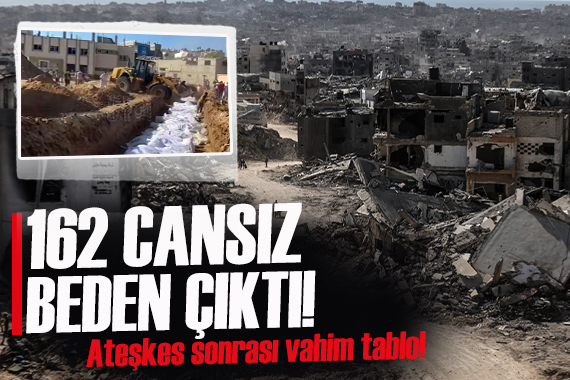 Gazze de ateşkesten sonra 162 cansız beden çıkarıldı