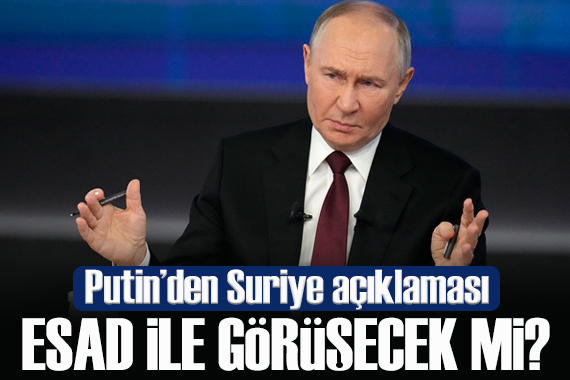 Putin den Suriye açıklaması: Esad ile görüşecek mi?