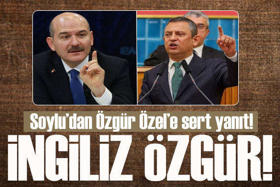 Soylu’dan  Özgür Özel’e sert yanıt: İngiliz Özgür’e, 46 bin liralık tazminat davası açtım!