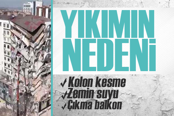 Uzmanı açıkladı:  Diyarbakır’da yıkımın nedeni; kolon kesme, zemin suyu, çıkma balkon 