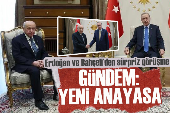 Cumhurbaşkanı Erdoğan, Devlet Bahçeli yi kabul etti