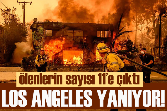 Los Angeles taki orman yangınlarında ölenlerin sayısı 11 e çıktı