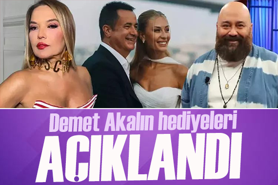 Acun Ilıcalı nın düğün takıları çok konuşulmuştu! Demet Akalın hediyeleri açıkladı