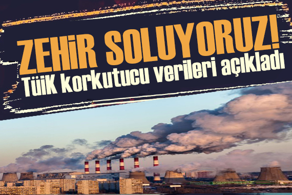 Zehir soluyoruz! TÜİK verileri açıkladı