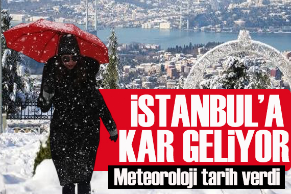 Meteoroloji tarih verdi! İstanbul a kar geri dönüyor