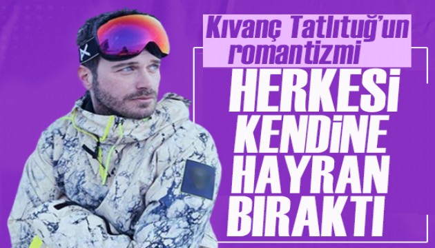 Kıvanç Tatlıtuğ'un romantizmi herkesi kendine hayran bıraktı!
