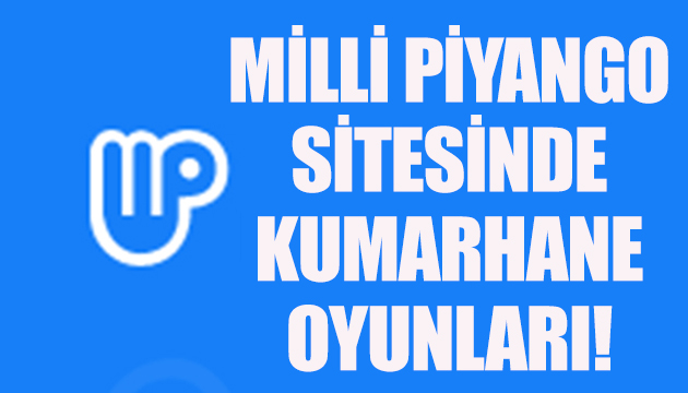 Milli Piyango’nun sitesinde online kumarhane oyunları!