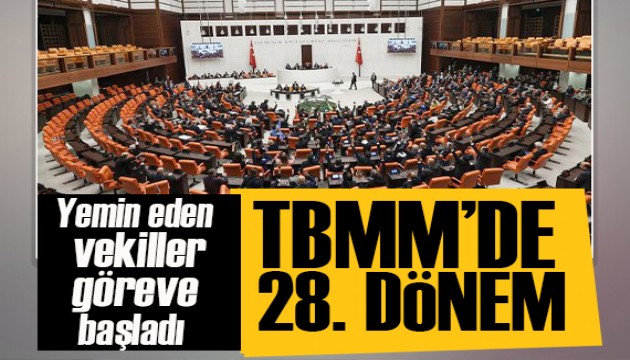 Meclis'te yeni yasama dönemi başladı