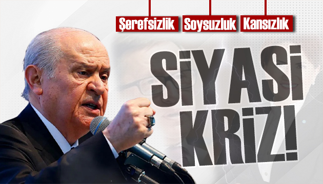 MHP lideri Bahçeli: CHP tarafını şeytandan yana kullandı!