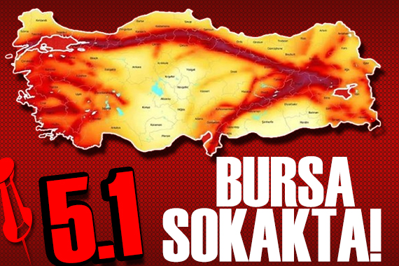 Marmara da art arda deprem! En çok Bursa etkilendi! Vatandaşlar sokağa indi