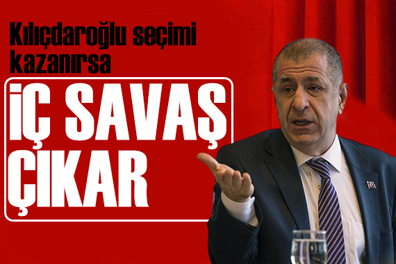 Ümit Özdağ dan dikkat çeken  HDP  yorumu: İç savaş çıkar