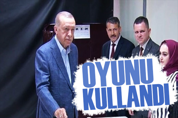 Cumhurbaşkanı Erdoğan oyunu kullandı: Seçmenlerimizin oy kullanması çok önemli