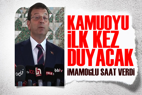 İmamoğlu ilk kez açıklayacak: Toplantı yarın!