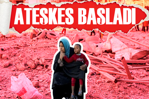 İsrail kanlı elini çekiyor! Gazze de ateşkes resmen başladı