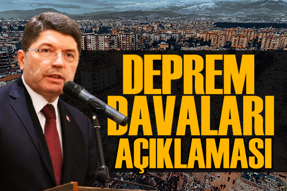 Bakan Tunç tan deprem davaları açıklaması: 149 davada karar verildi