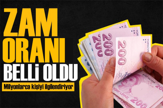 Milyonlarca kişiyi ilgilendiriyor! Memurların zam oranı belli oldu