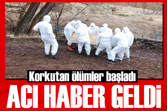 Erzurum dan acı haber geldi! Ürküten ölümler başladı