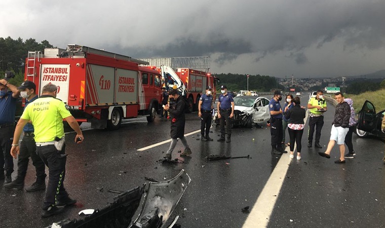 Kuzey Marmara Otoyolu nda kaza