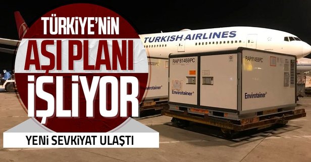 Yeni aşılar Ankara ya ulaştı