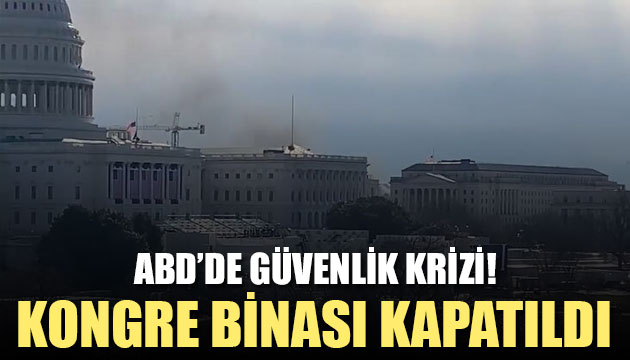 ABD Kongre binası kapatıldı