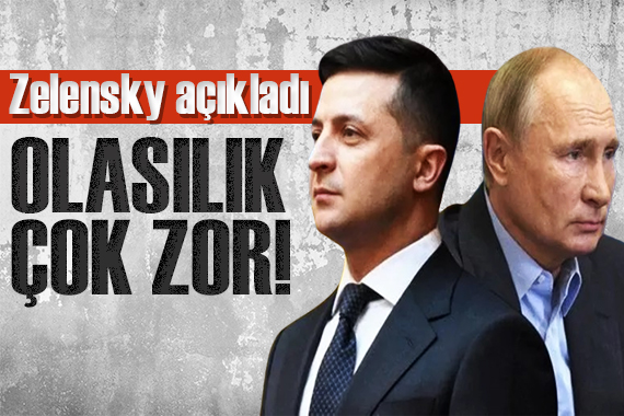 Zelensky Putin e kapıları kapatıyor!