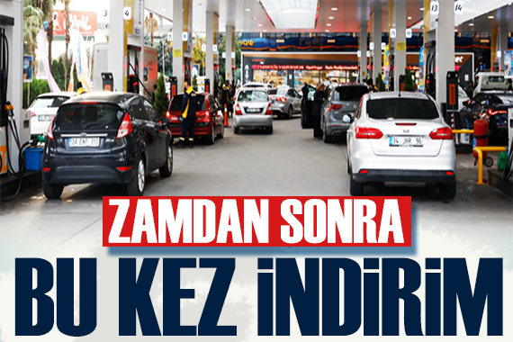Zamların ardından motorine indirim geliyor