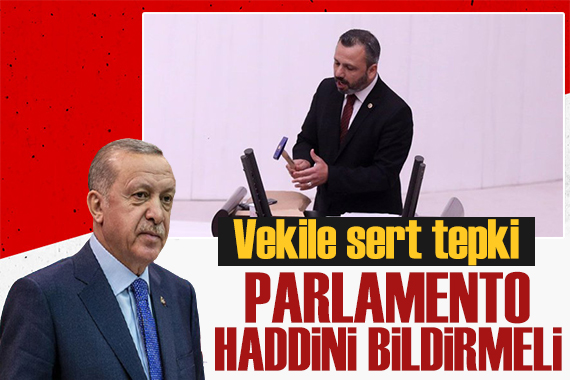 Cumhurbaşkanı Erdoğan dan tepki: Parlamento haddini bildirmelidir