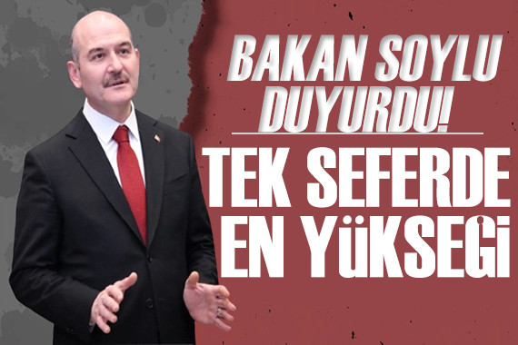 Bakan Soylu duyurdu: En yükseği ele geçirildi