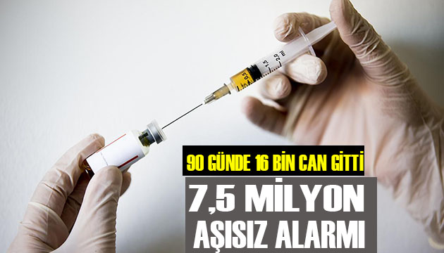 Aşı olmayan için alarm verildi!