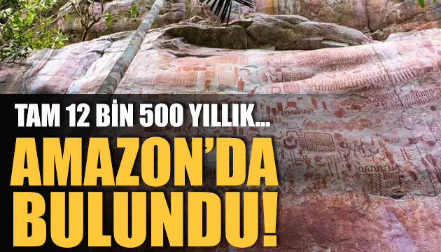 Amazon’da bulundu! 12 bin 500 yıllık...