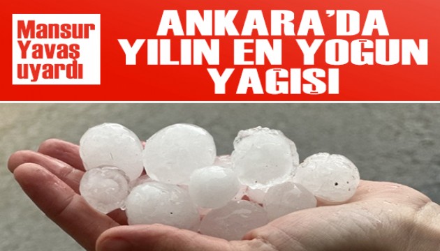 Mansur Yavaş uyardı: Ankara'da yılın en yoğun yağışı yaşanıyor!
