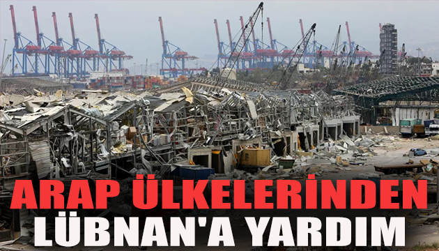 Arap ülkelerinden Lübnan a tıbbi ve insani yardım