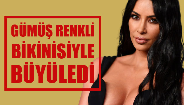 Kim Kardashian takipçilerini yine büyüledi