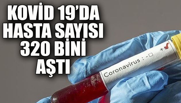 Kovid 19 da hasta sayısı 320 bini aştı!