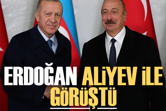 Erdoğan, Aliyev ile görüştü