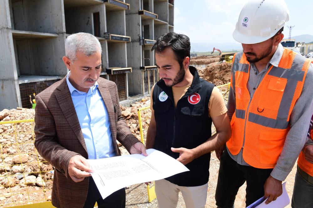 Malatya’da kalıcı konutlar hızla yükseliyor