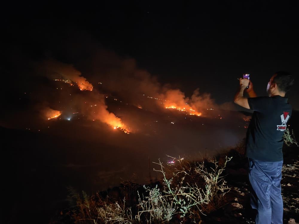 Hatay’da orman yangını büyüyor, 250 hektar zarar gördü