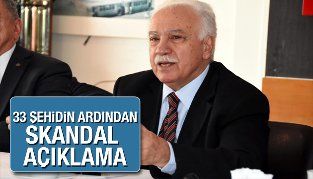 Doğu Perinçek ten skandal açıklama!