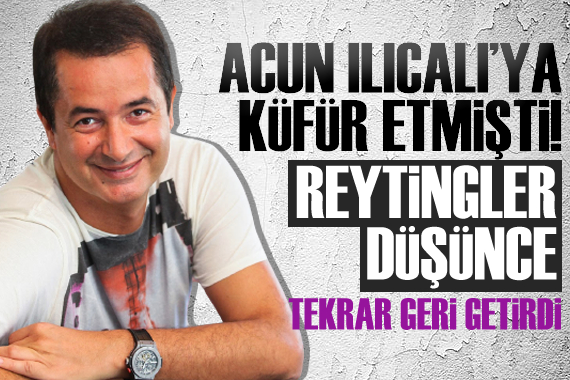 Acun ile kapışmıtı! Reytingler düşünce tekrar geri getirdi