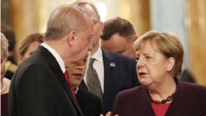 Angela Merkel İstanbul da
