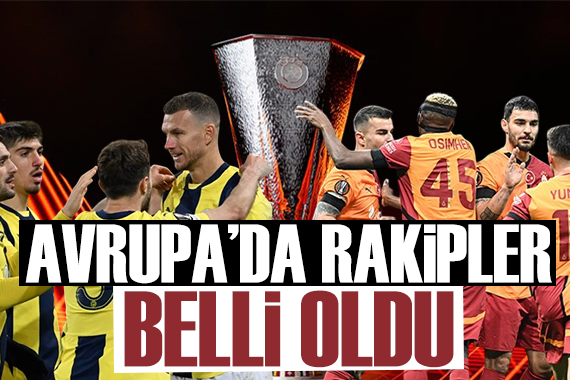 Avrupa Ligi ndeki rakiplerimiz belli oldu