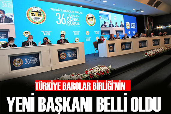 TBB nin yeni  başkanı belli oldu