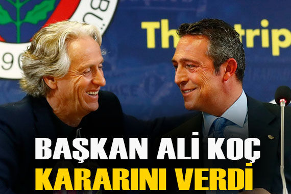 Fenerbahçe taraftarını şaşırtacak hamle! Ali Koç tan Jorge Jesus kararı...