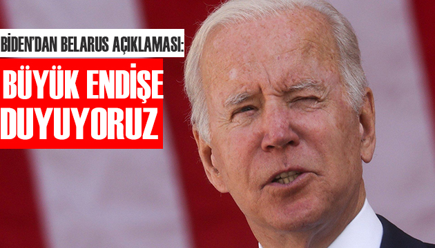 Biden dan Belarus açıklaması