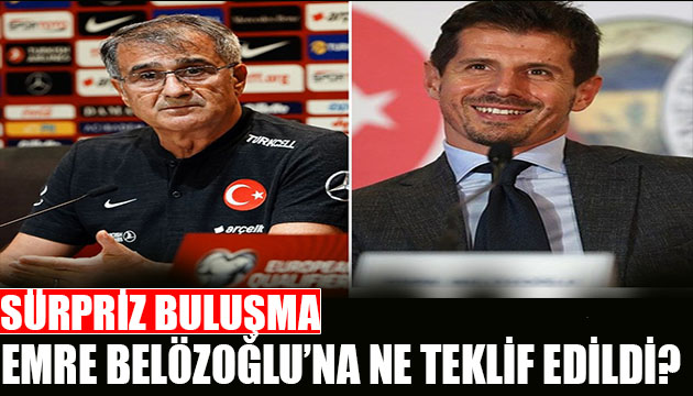 Şenol Güneş den sürpriz buluşma