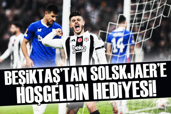 Beşiktaş tan Solskjaer e hoşgeldin hediyesi!