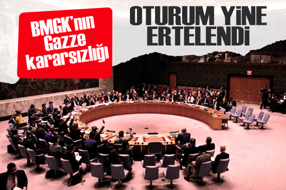 BMGK da Gazze krizi devam ediyor: Oturum yine ertelendi