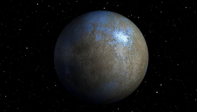 Cüce gezegen Ceres te  yaşam koşulları  belli oluyor
